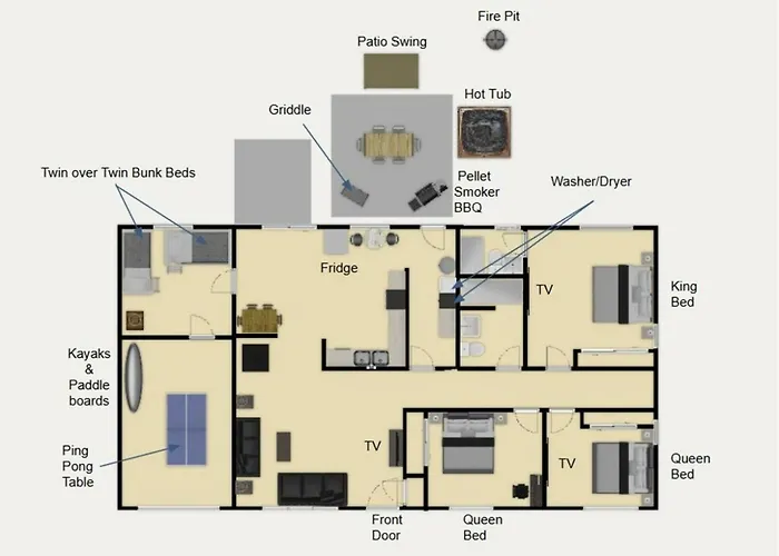 Holiday home Hot Tub-boat Parking-sups-fire Pit-ping Pong-wd-coffee Bar